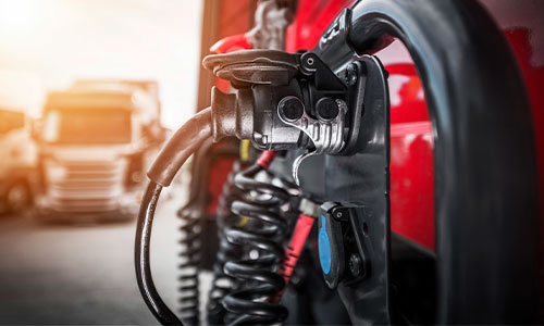 Conexión tracto-remolque