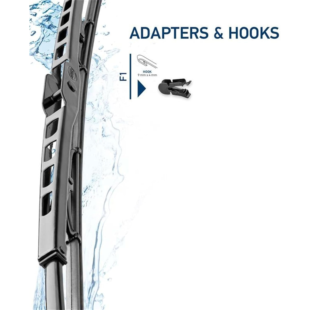 PAR PLUMILLA LIMPIAPARABRISAS 26" CON ROCIADOR HELLA - Image 2