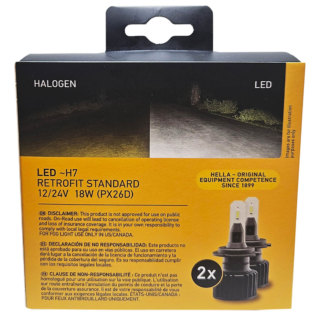KIT DE AMPOLLETAS HELLA LED RETROFIT H7 12 Y 24V - Image 5