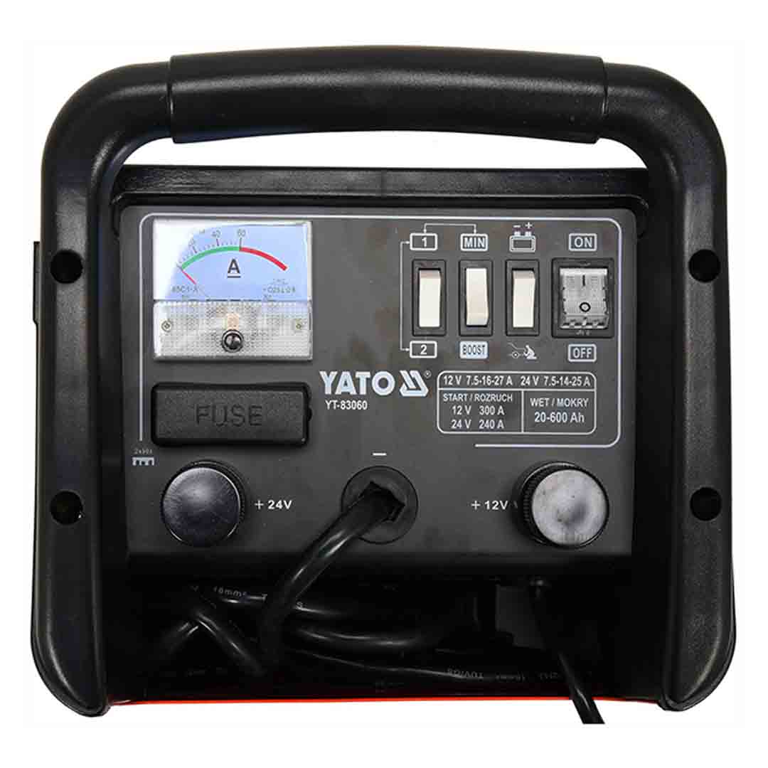 CARGADOR DE BATERÍA CON ARRANQUE YATO
 - Image 3