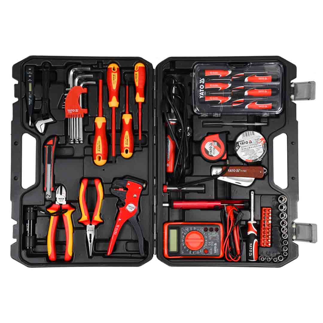 SET HERRAMIENTAS ELÉCTRICAS 68 PIEZAS YATO
 - Image 6