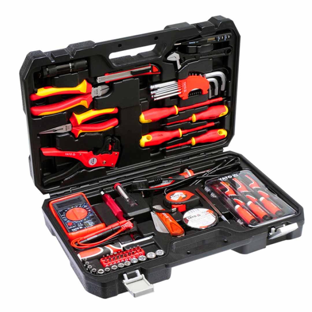 SET HERRAMIENTAS ELÉCTRICAS 68 PIEZAS YATO
