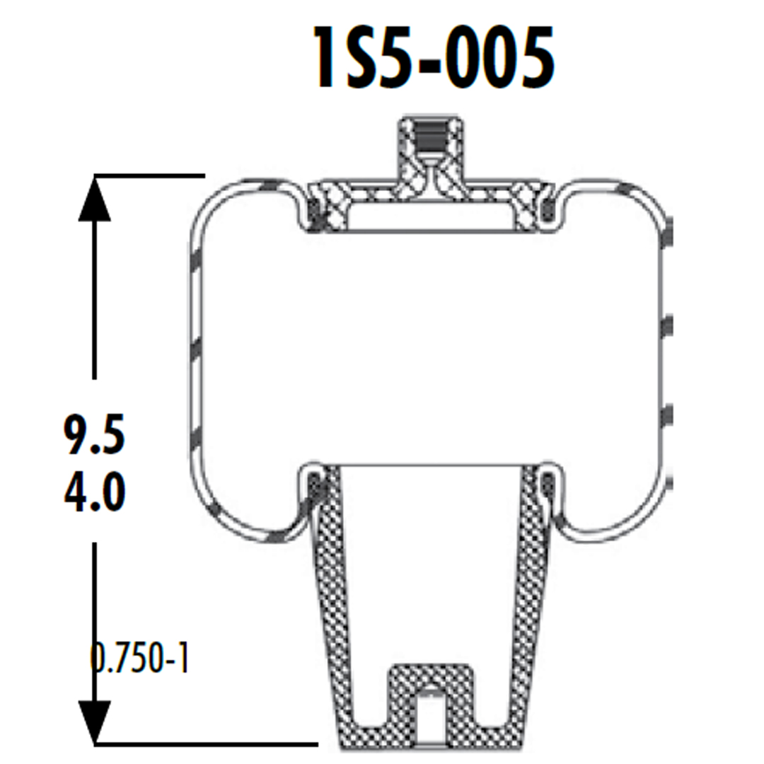 PULMON DE CABINA CAMIONES AMERICANOS 1S5-005 GOODYEAR - Image 5