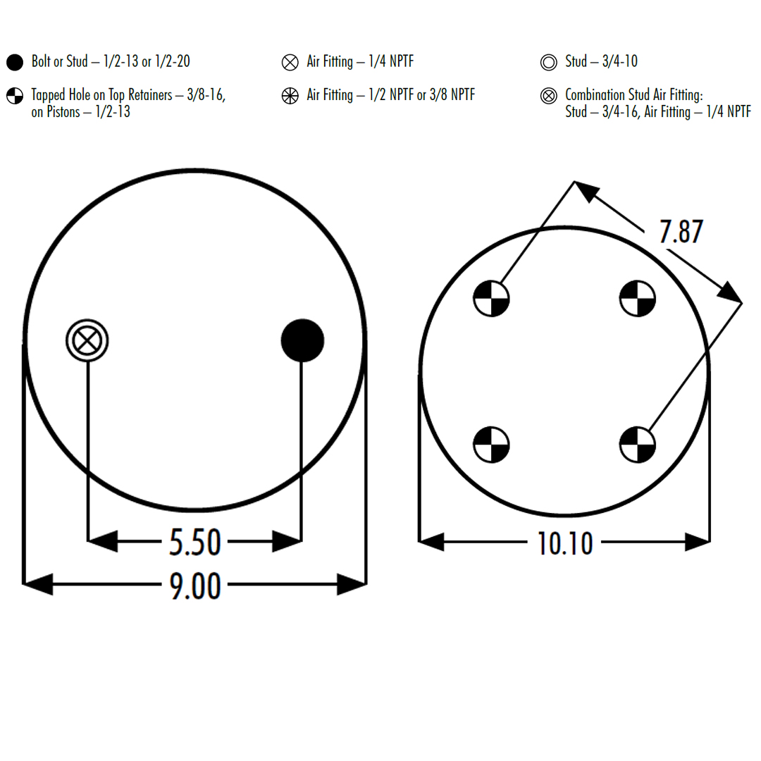 PULMON DE SUSPENSION 1T15M-6 1R12-092 SPRINGRIDE - Image 4