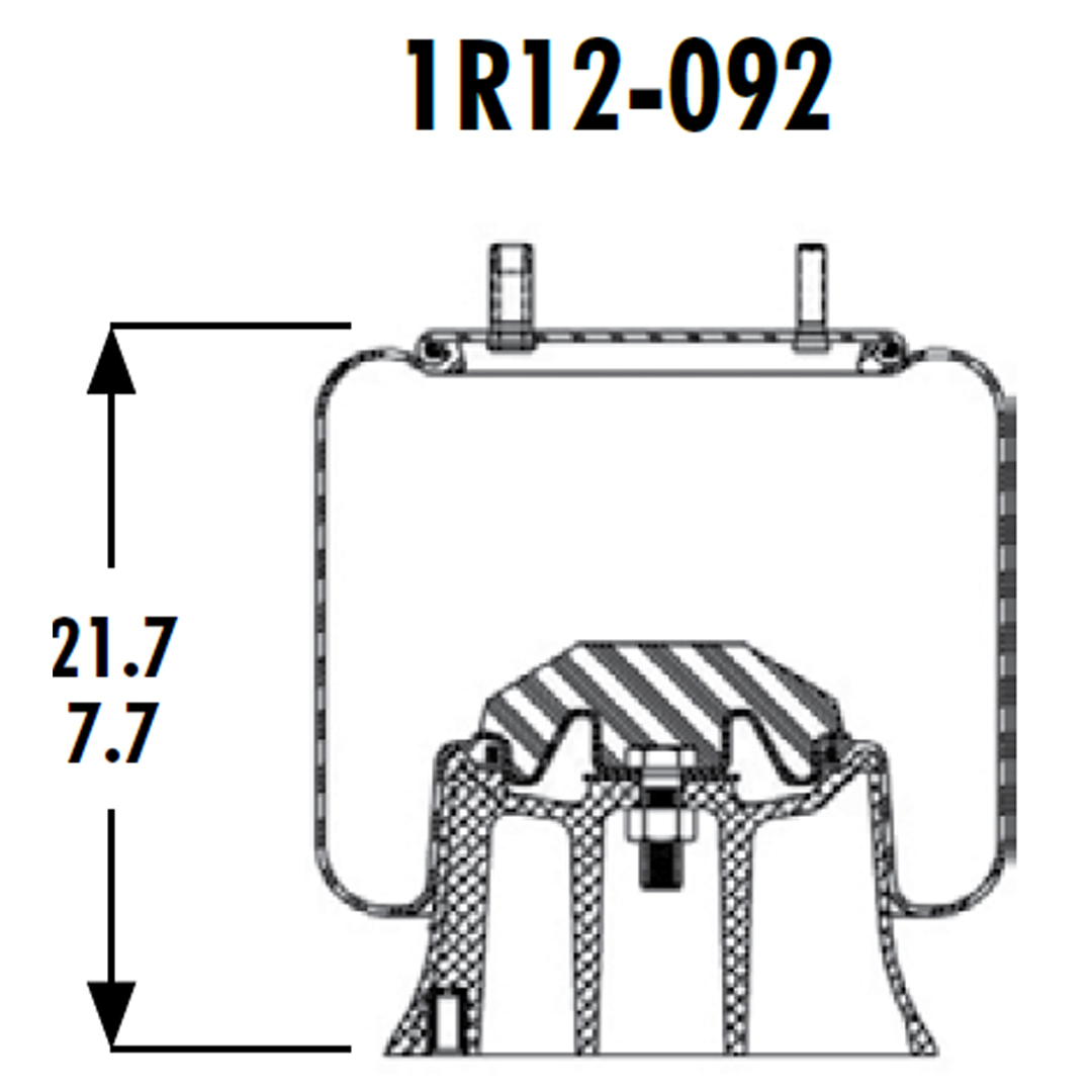 PULMON DE SUSPENSION 1T15M-6 1R12-092 SPRINGRIDE - Image 5