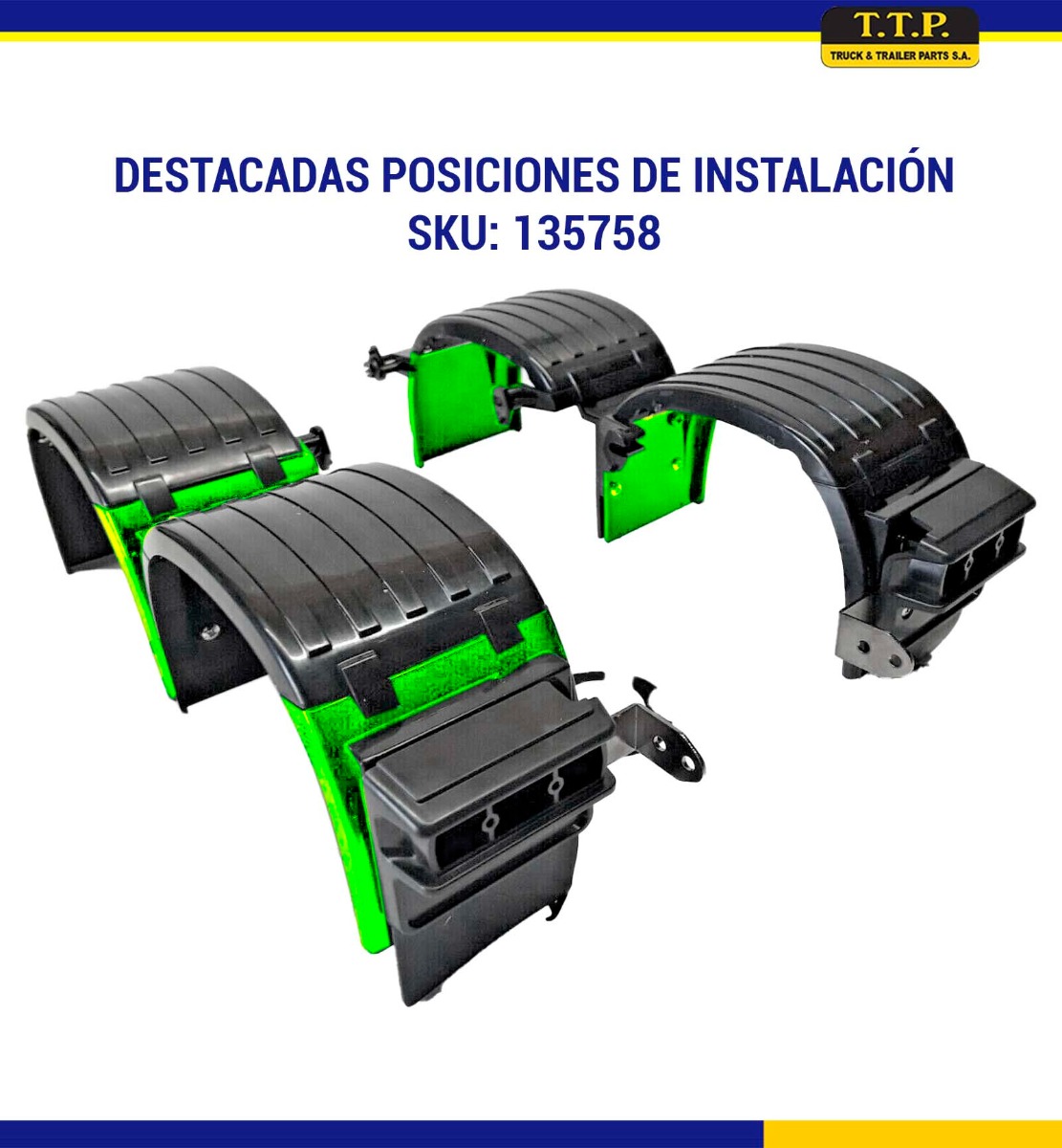 GUARDAFANGO TRASERO FRONTAL SCANIA SERIES P, G Y R 1357599 - Image 2