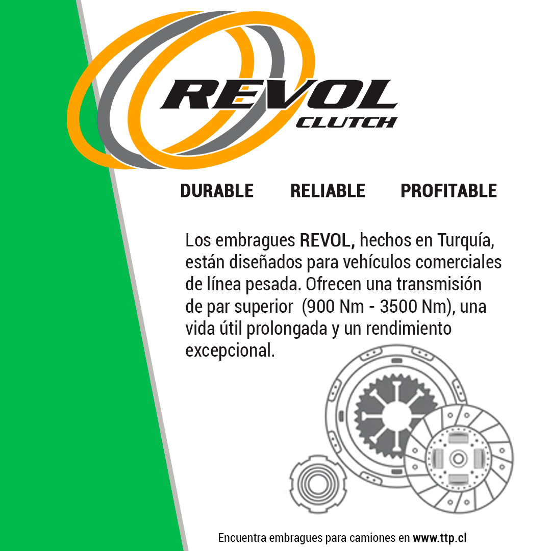 KIT EMBRAGUE I-SHIFT CAMIONES VOLVO Y RENAULT 5 RESORTES REVOL - Image 2