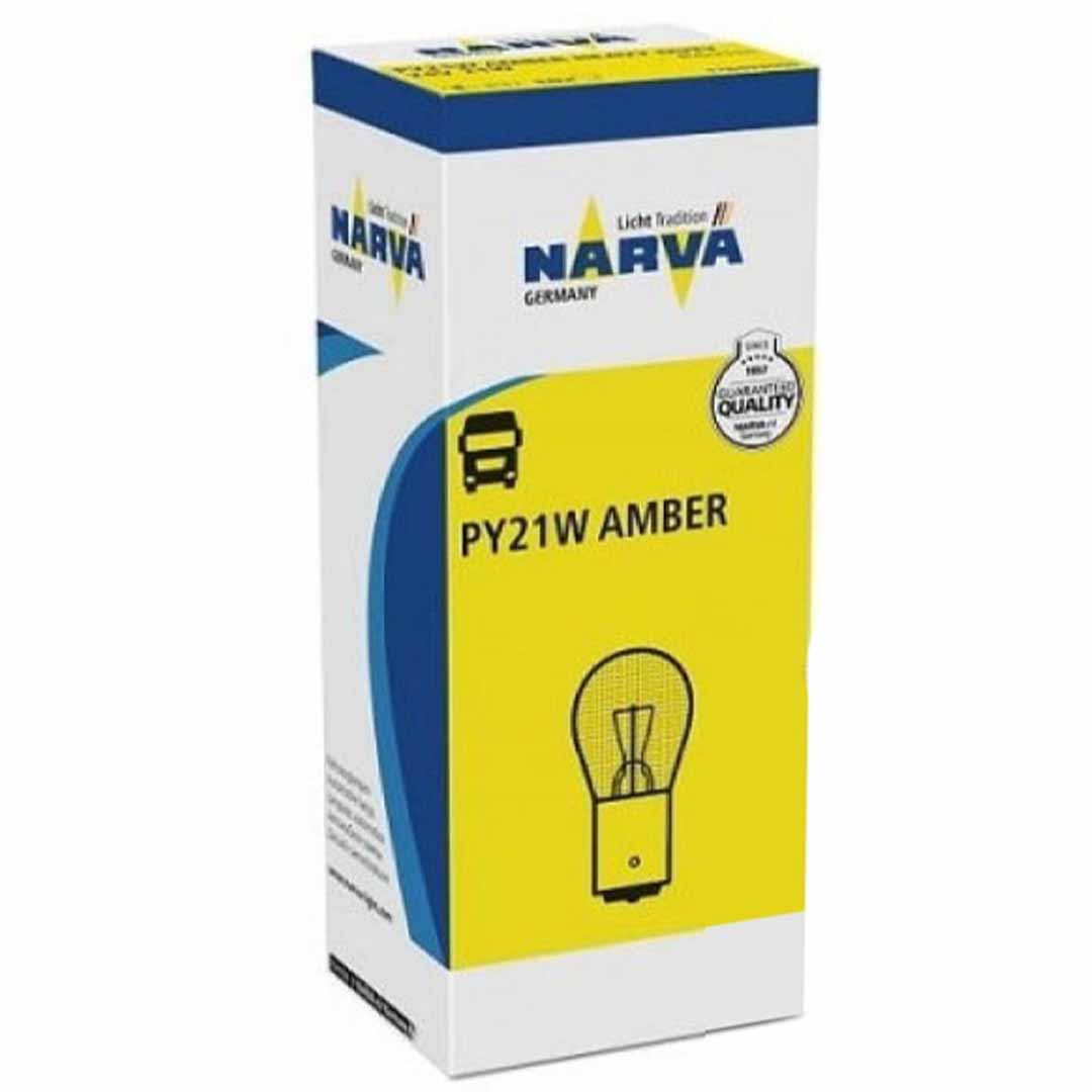 AMPOLLETA GLOBO GRANDE 12V 21W ÁMBAR NARVA - Image 4
