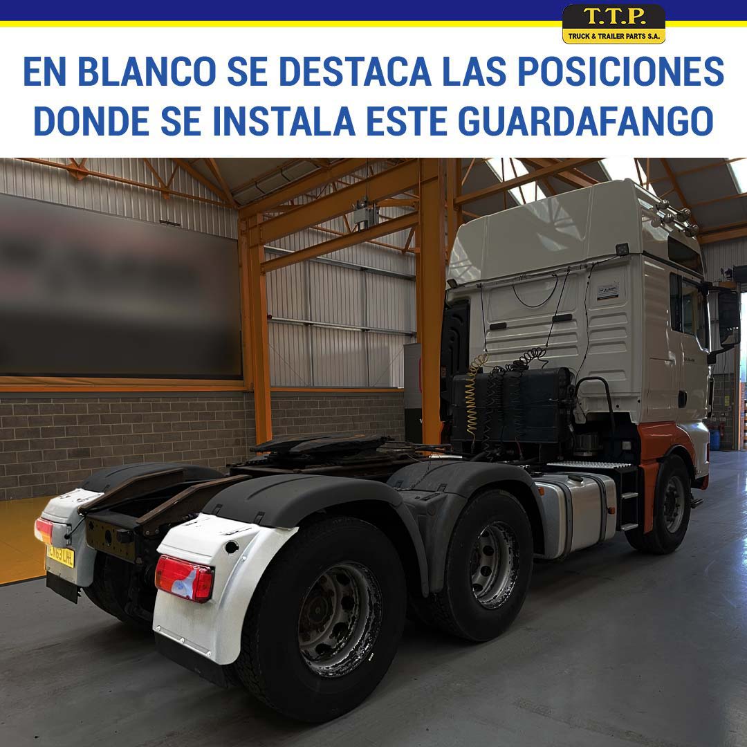 GUARDAFANGO TRASERO CON VISERA MAN TGS/TGX/TGA - Image 2