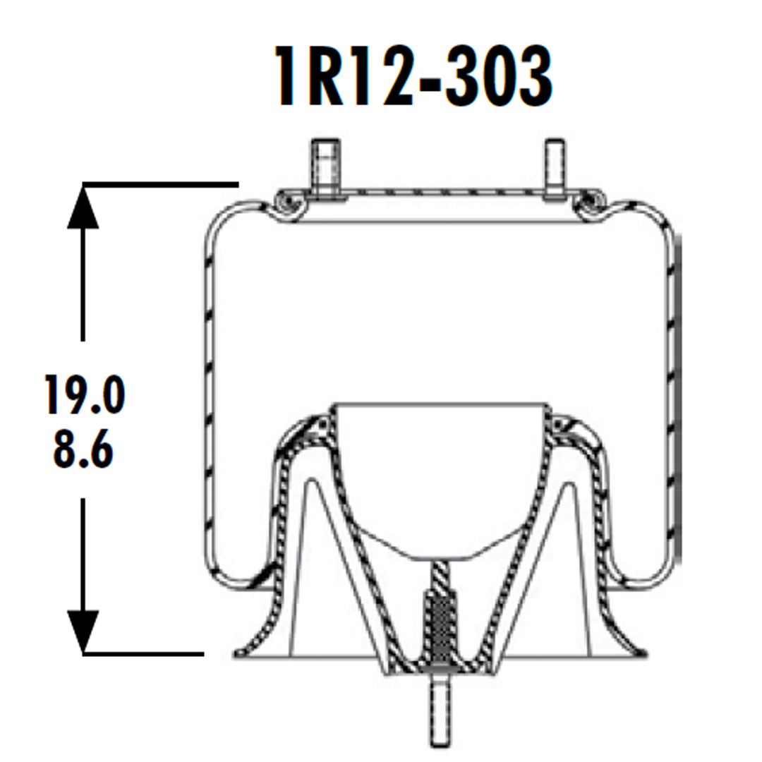 PULMON DE SUSPENSION 1T15ZR-6 1R12-303 SPRINGRIDE - Image 4