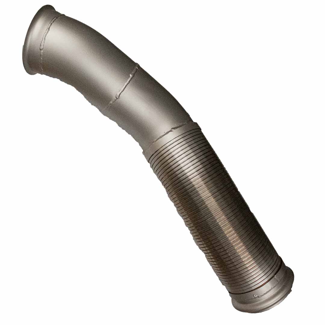 TUBO ESCAPE CON CORRUGADO 5" VOLVO Y RENAULT