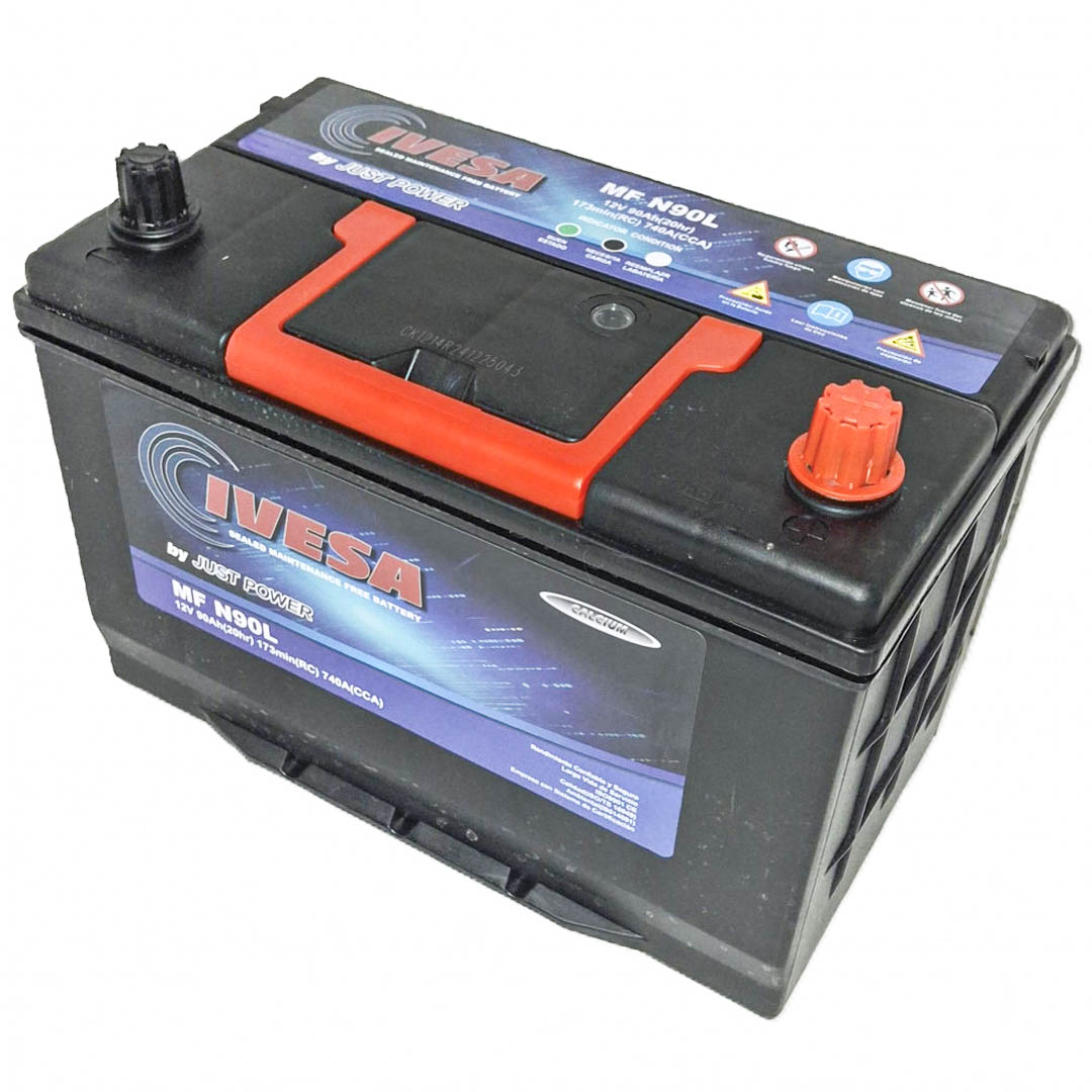 BATERIA 12V 90 AH 740 CCA BORNE + DER JUST POWER - Image 3