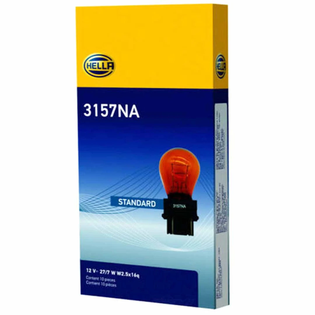 AMPOLLETA COLA DE PEZ 12V 27/7W DOS CONTACTOS AMBAR HELLA - Image 4