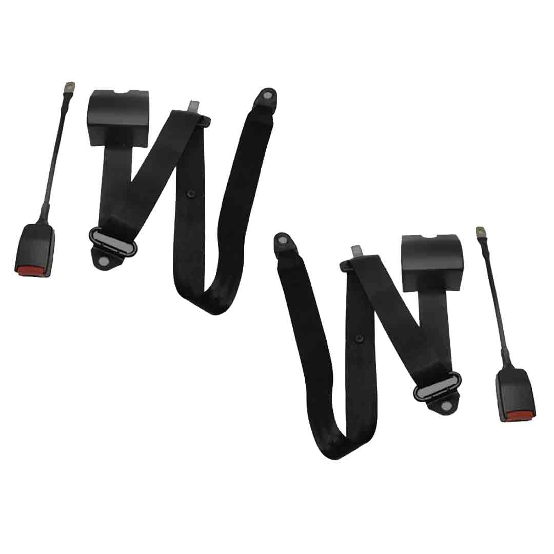 PACK 2 CINTURÓN DE SEGURIDAD RETRÁCTIL 3 PUNTAS