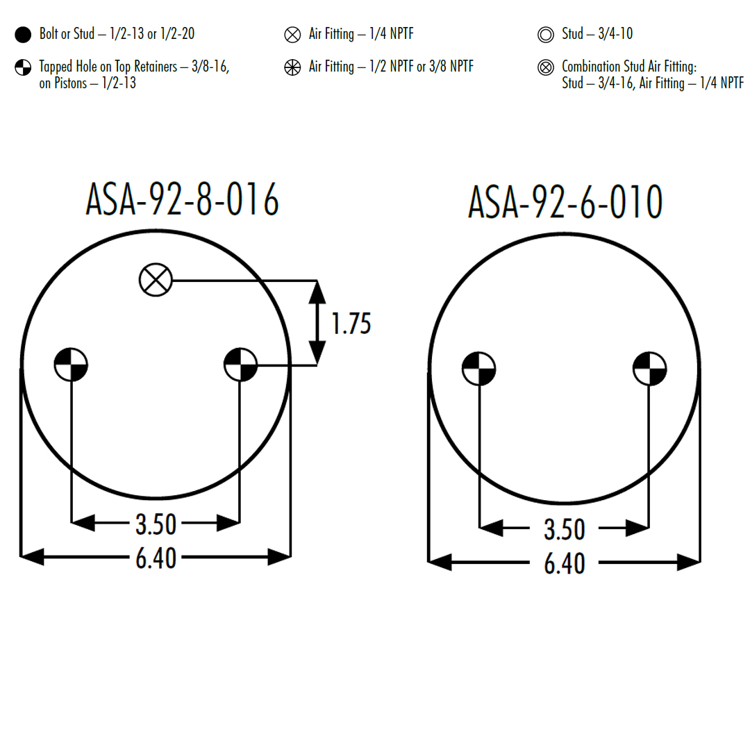 PULMON DE LEVANTE DOBLE CAMARA 2B9-200 (6910) SPRINGRIDE - Image 4