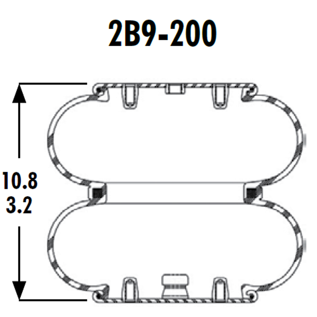 PULMON DE LEVANTE DOBLE CAMARA 2B9-200 (6910) SPRINGRIDE - Image 5