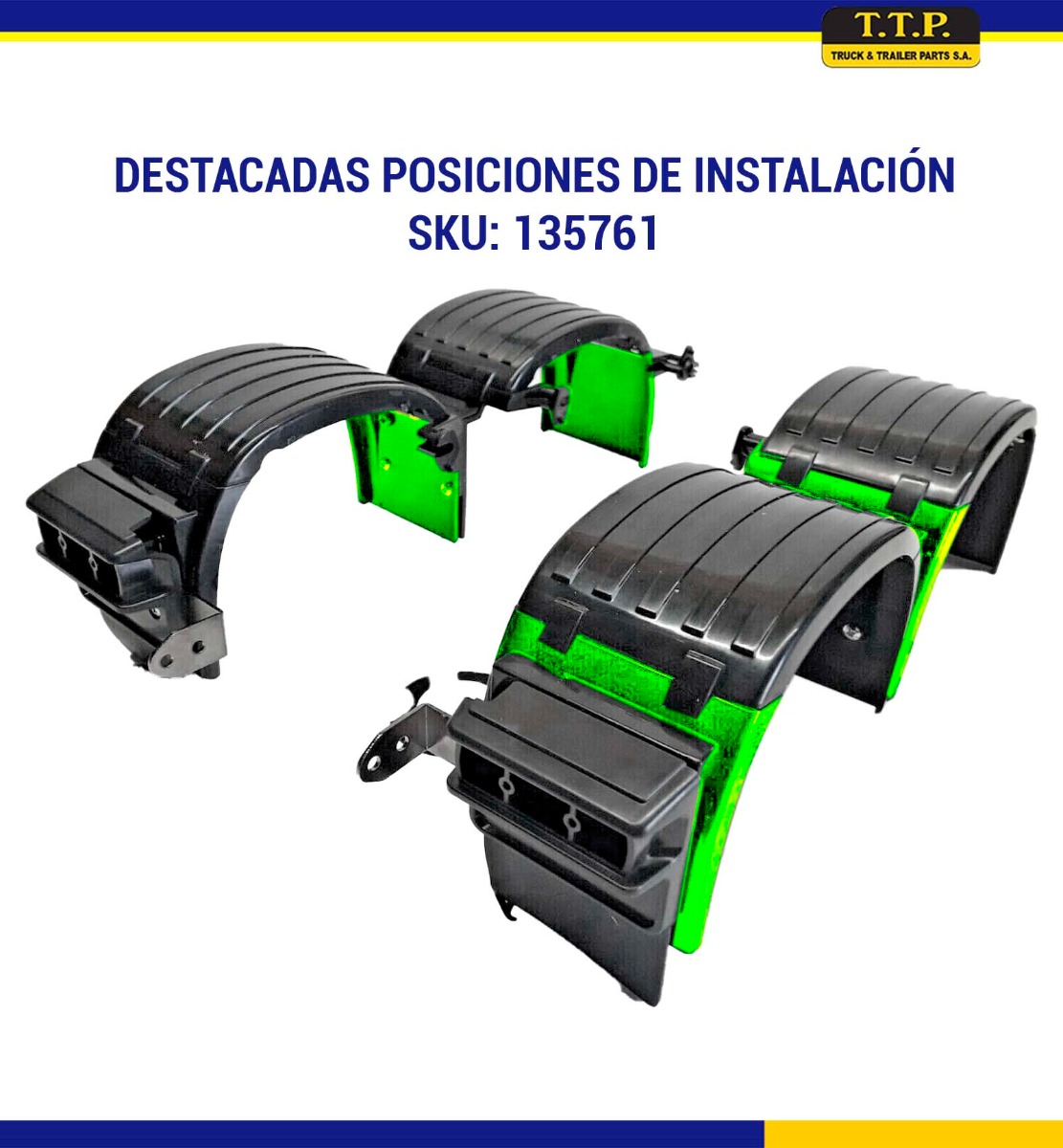 GUARDAFANGO TRASERO FRONTAL SCANIA SERIES P, G Y R 1357600 - Image 2