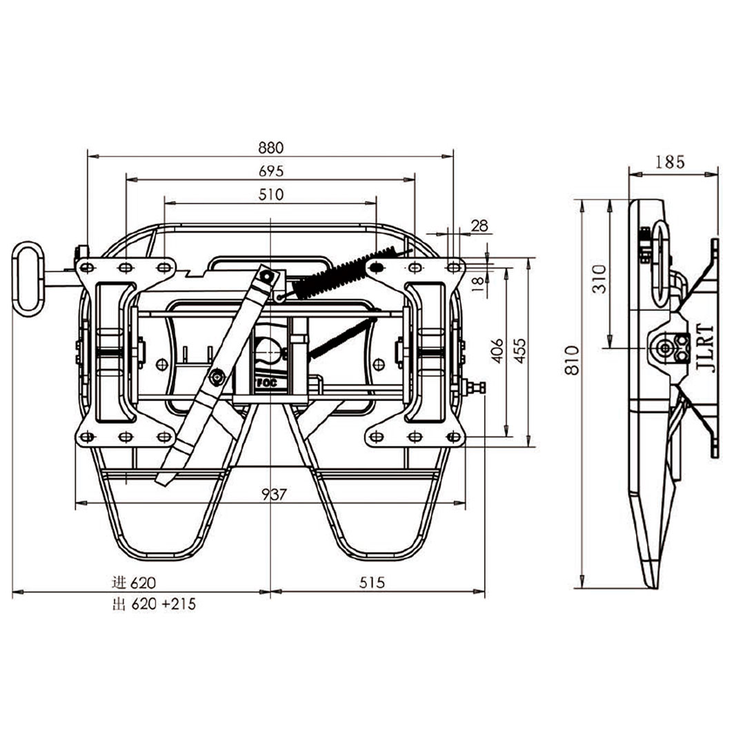 QUINTA RUEDA 2" 185 MM ESTAMPADA - Image 2