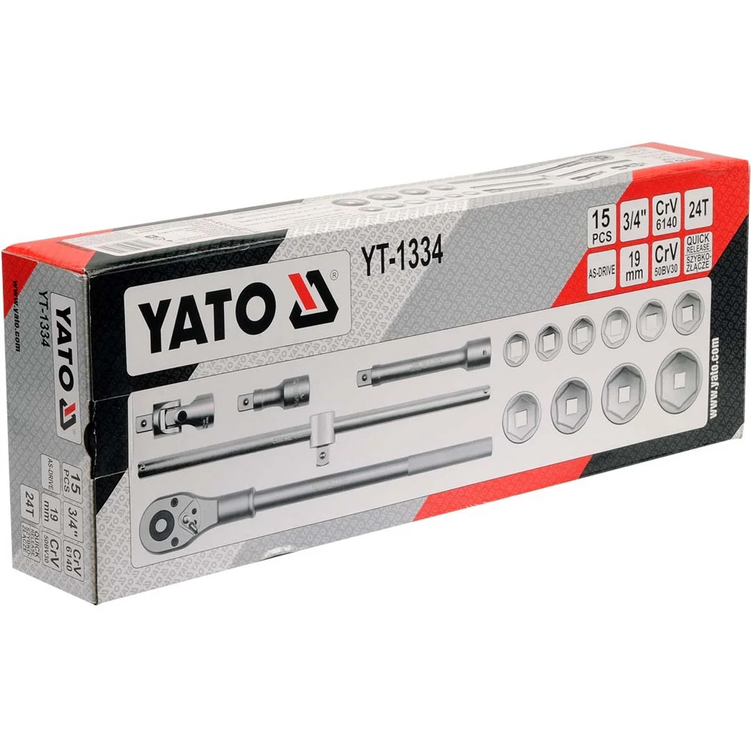 JUEGO DE DADOS 3/4" 20 PIEZAS YATO - Image 5