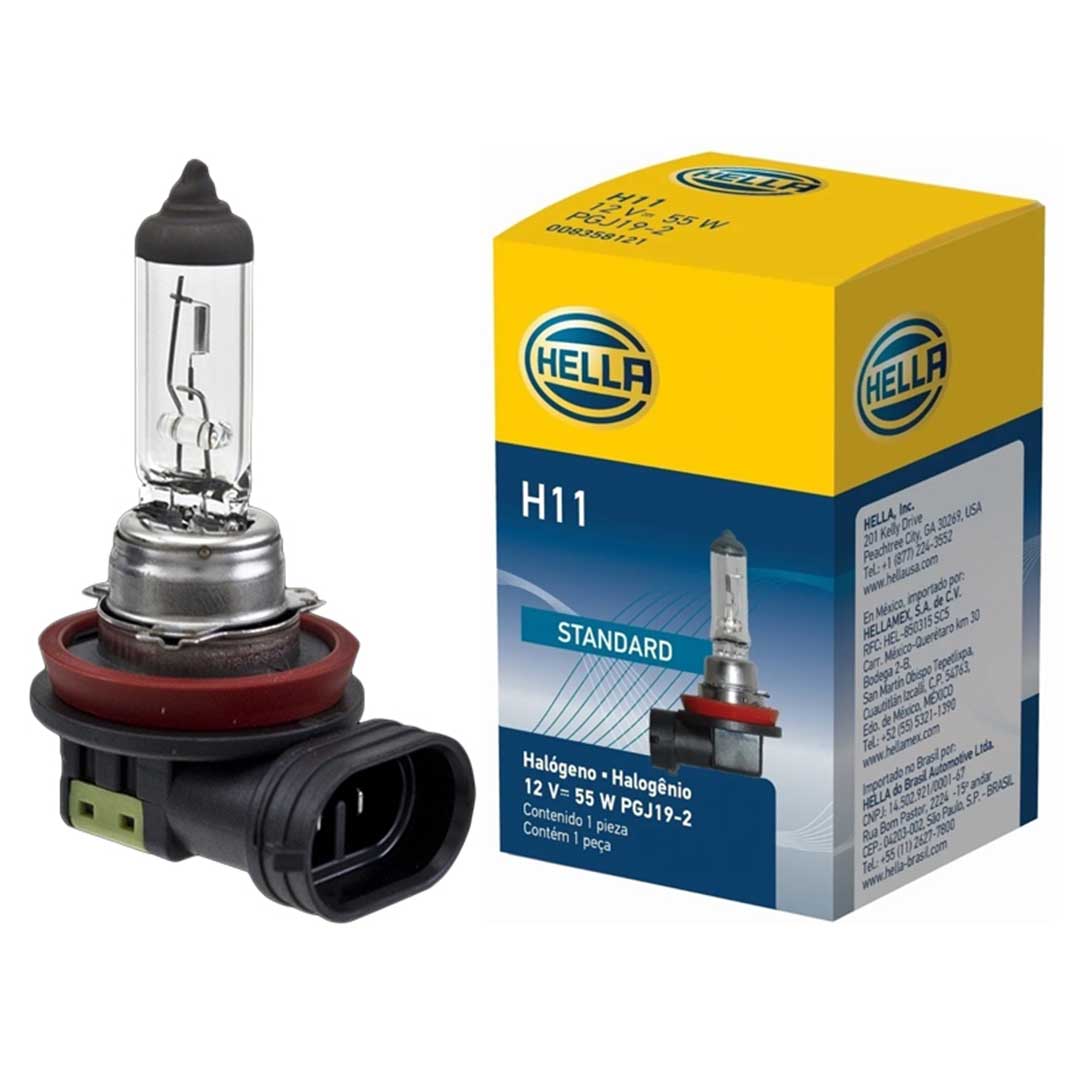 AMPOLLETA HALÓGENA H11 12V 55W HELLA