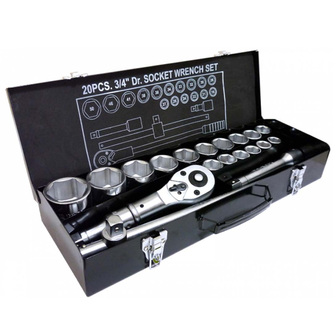 JUEGO DE DADOS 3/4" 20 PIEZAS YATO