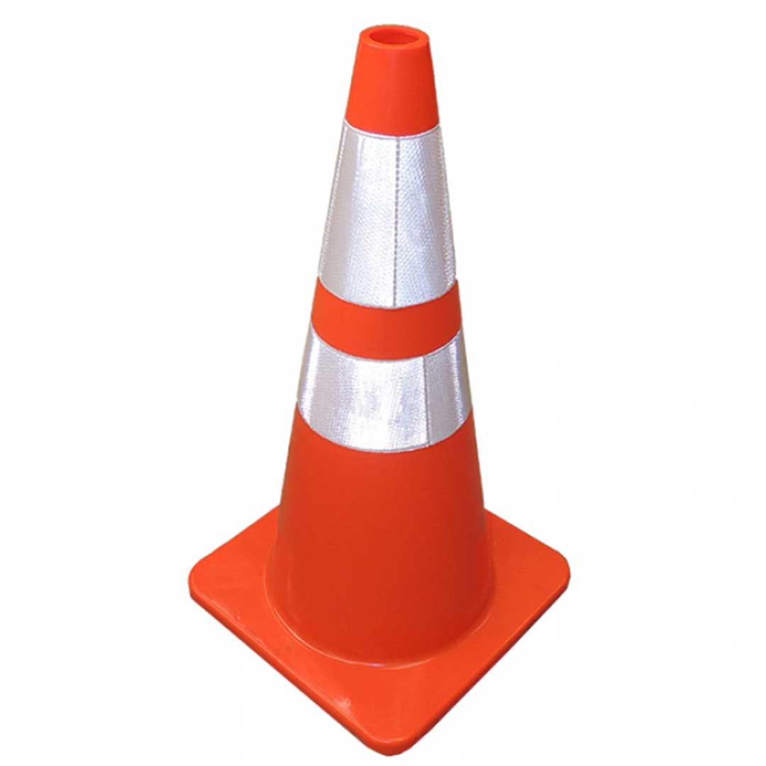 CONO DE SEGURIDAD PVC REFLECTANTE 70 CM