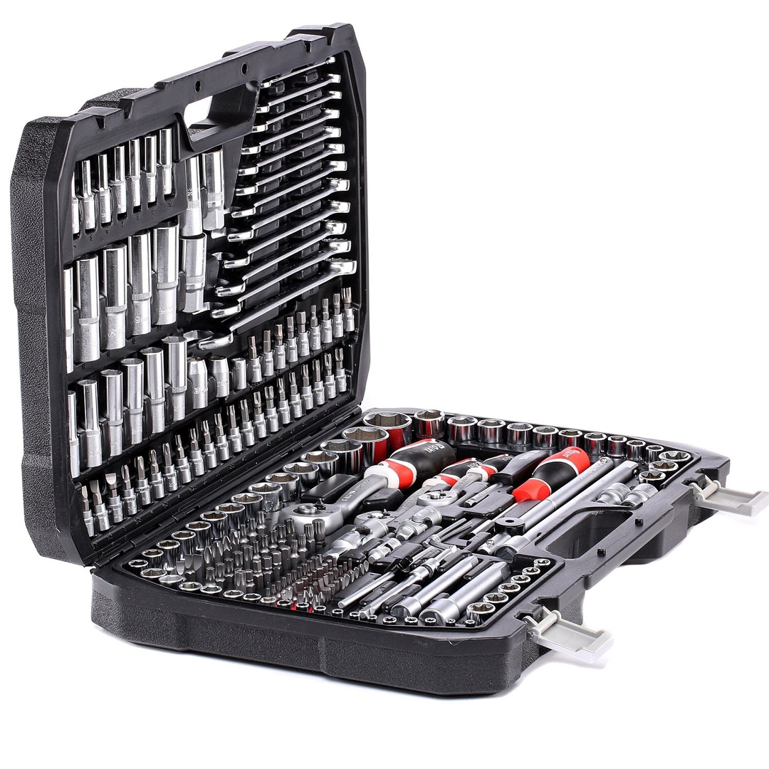 SET JUEGO DE DADOS 1/4", 3/8" Y 1/2" 215 PIEZAS YATO - Image 2