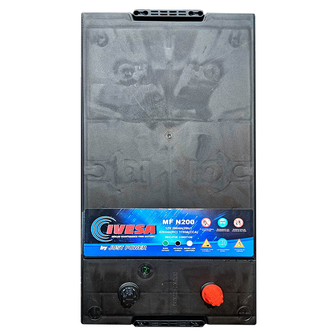 BATERIA 12V 200 AH 1150 CCA BORNE ESTANDAR + DER IVESA - Image 4