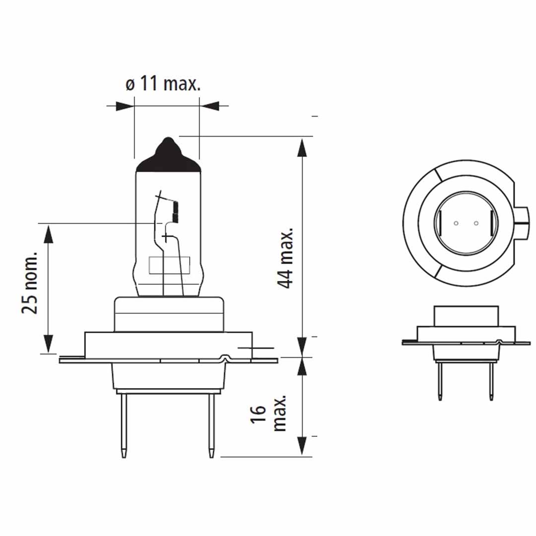 AMPOLLETA HALÓGENA H7 24V 70W NARVA - Image 3