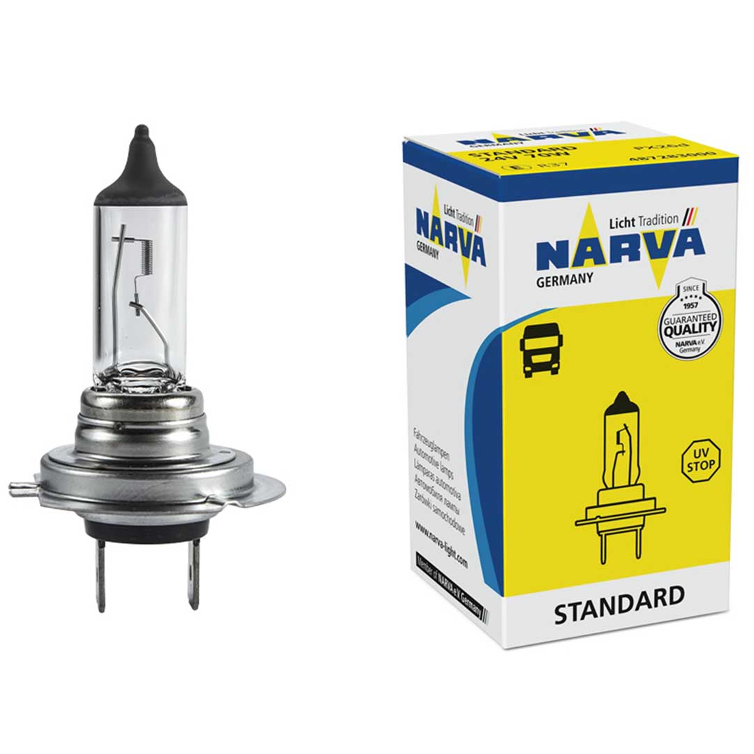 AMPOLLETA HALÓGENA H7 24V 70W NARVA