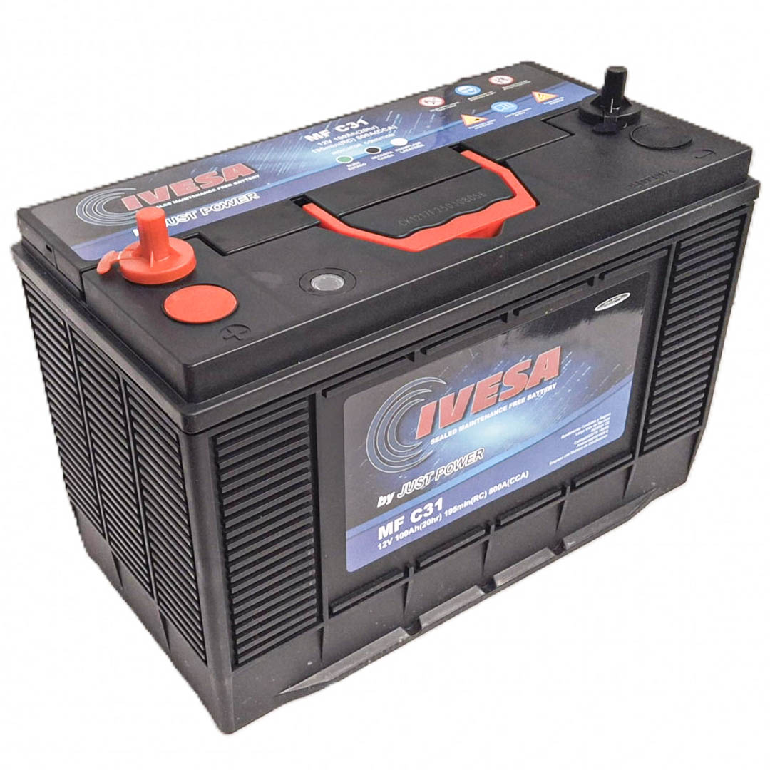 BATERIA 12V 100 AH 800 CCA BORNE CENTRAL CON PERNO JUST POWER