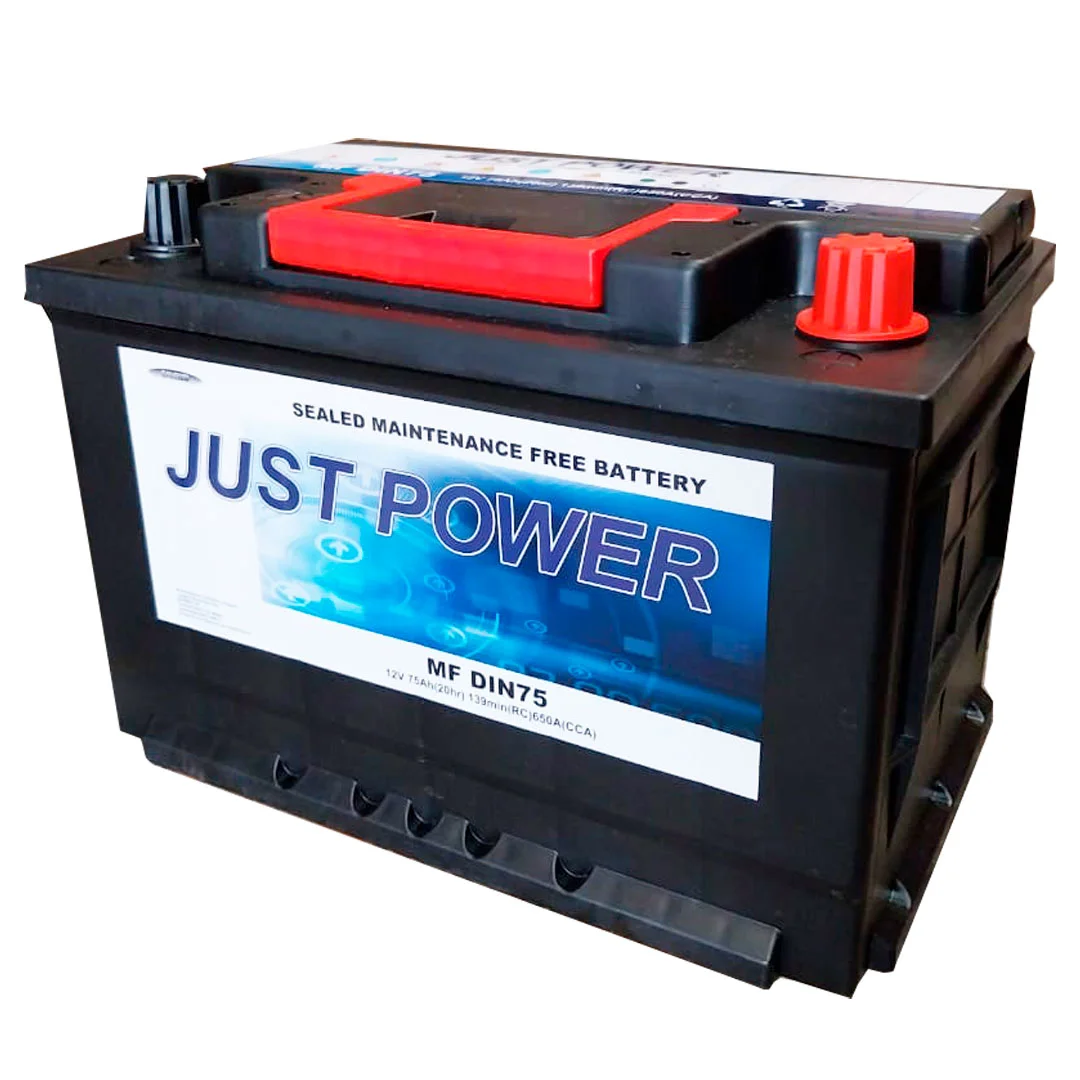 BATERIA 12V 75 AH 650 CCA BORNE + DER JUST POWER