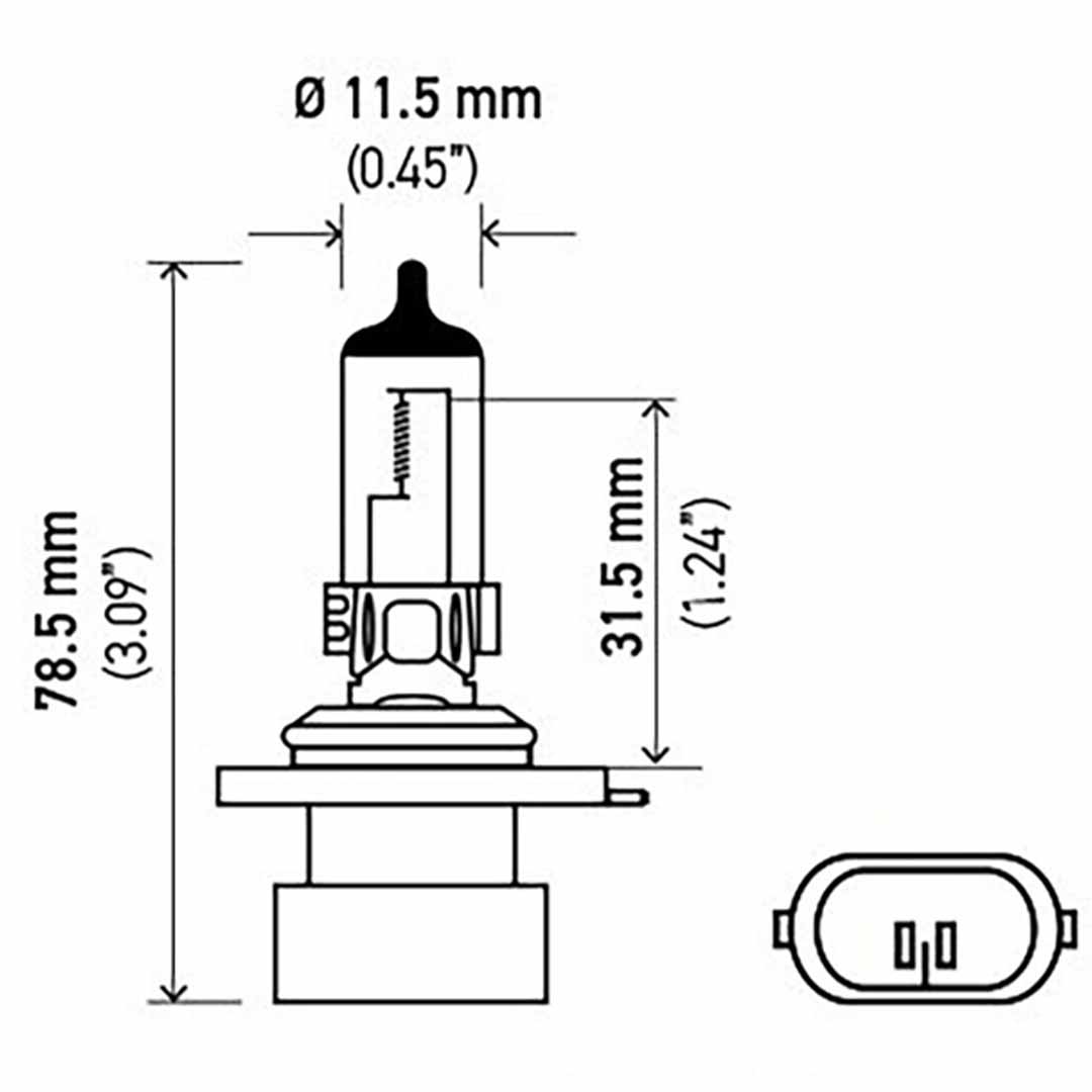AMPOLLETA HALÓGENA HB4A 9006 XS 12V 55W HELLA - Image 3