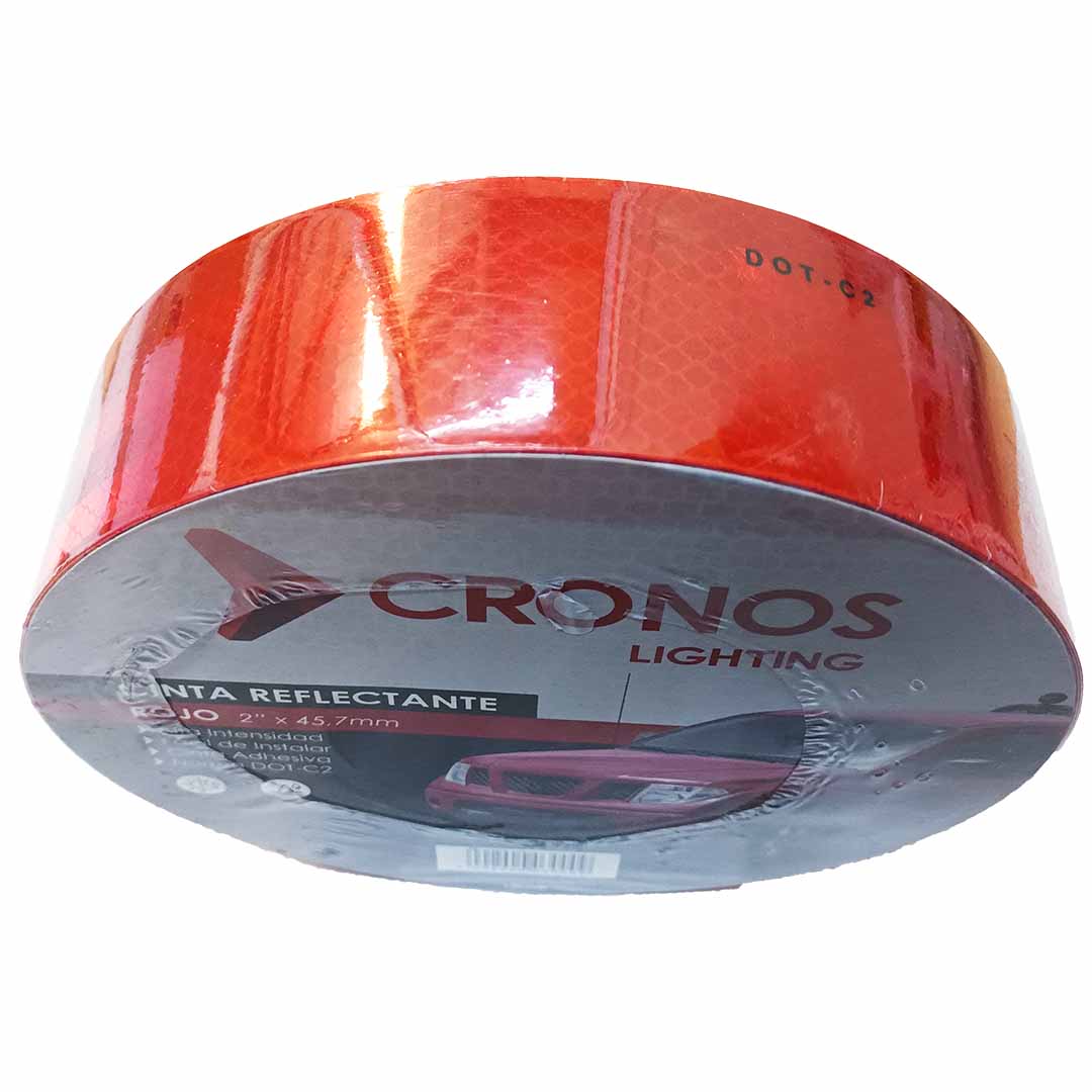 CINTA REFLECTANTE ROJA DOT-C2 45.7 MTS - Image 4