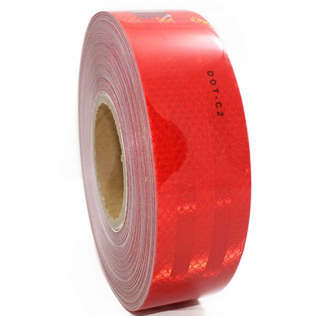 CINTA REFLECTANTE ROJA DOT-C2 45.7 MTS - Image 5