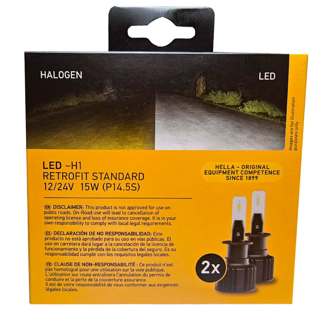 KIT AMPOLLETAS HELLA LED RETROFIT H1 12 Y 24V - Image 6