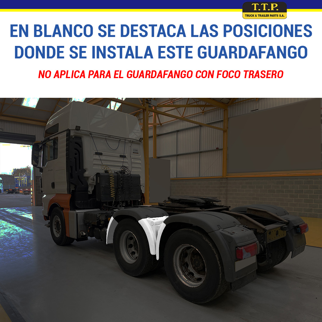 GUARDAFANGO FRONTAL TRASERO MAN TGS/TGX/TGA DER - Image 2