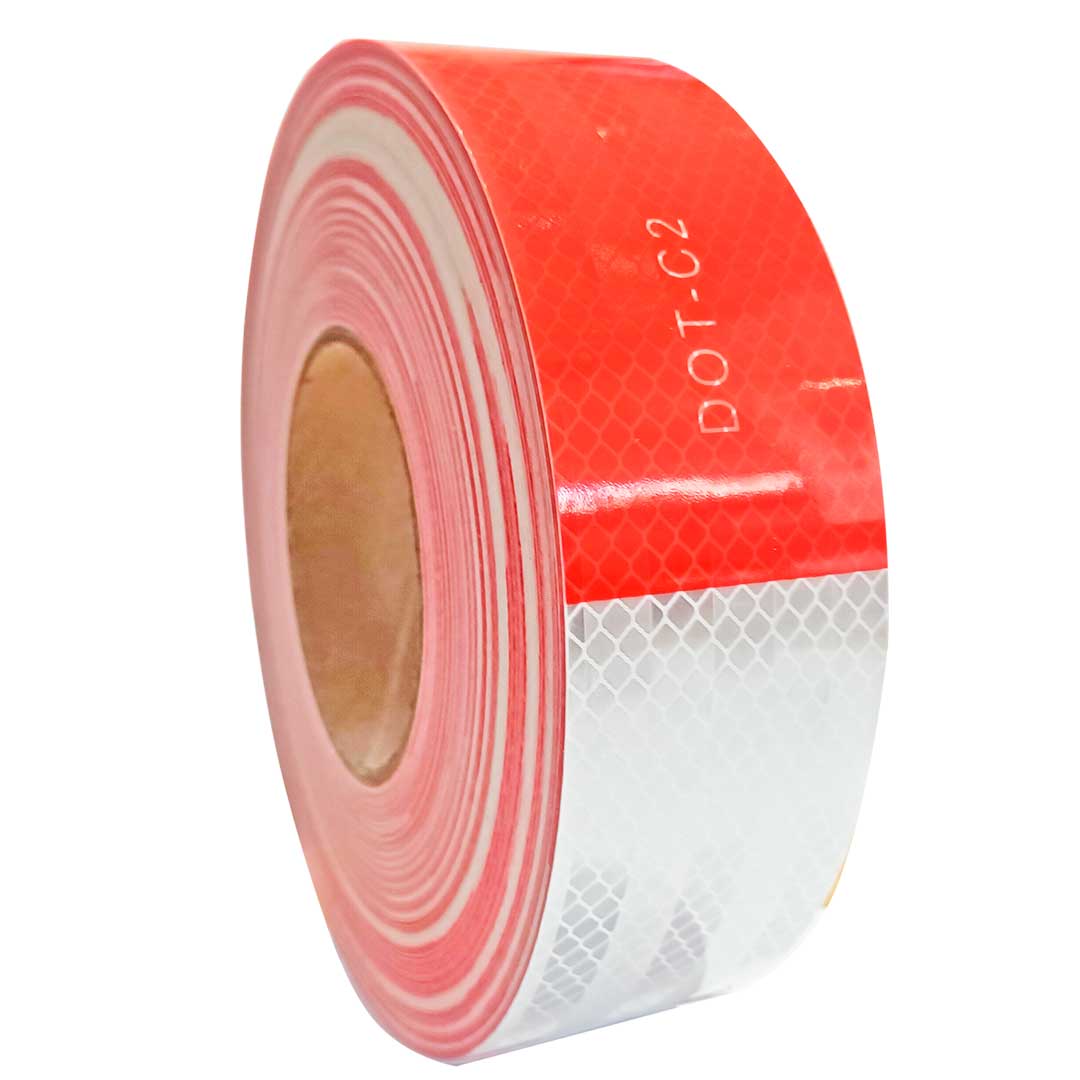 CINTA REFLECTANTE BICOLOR 45,7 METROS DOT-C2 