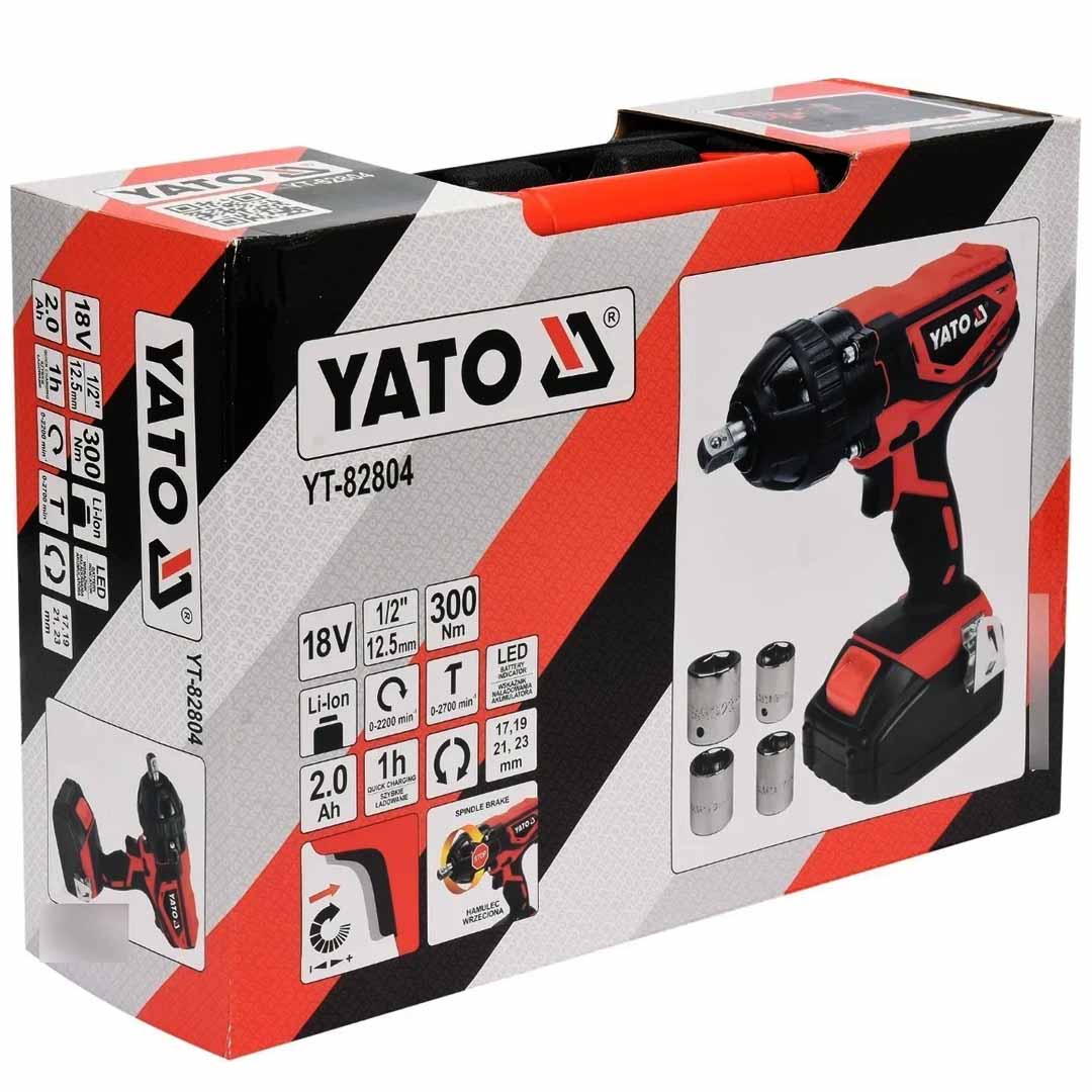 LLAVE PISTOLA DE IMPACTO 1/2" 18V 300 NM YATO - Image 5