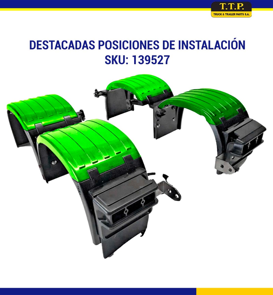 GUARDAFANGO TRASERO SUPERIOR SCANIA SERIES P, G Y R - Image 2