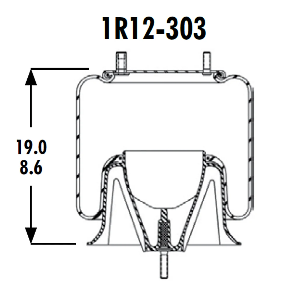 PULMON DE SUSPENSION 1T15ZR-6 CAMIONES FREIGHTLINER 1R12-303 (9780) SPRINGRIDE - Image 5