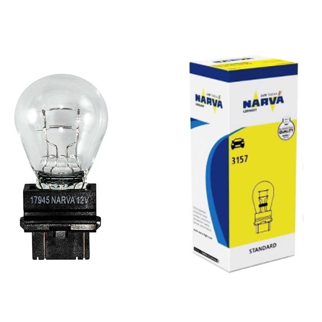 AMPOLLETA COLA DE PEZ 12V 27/7W DOS CONTACTOS NARVA