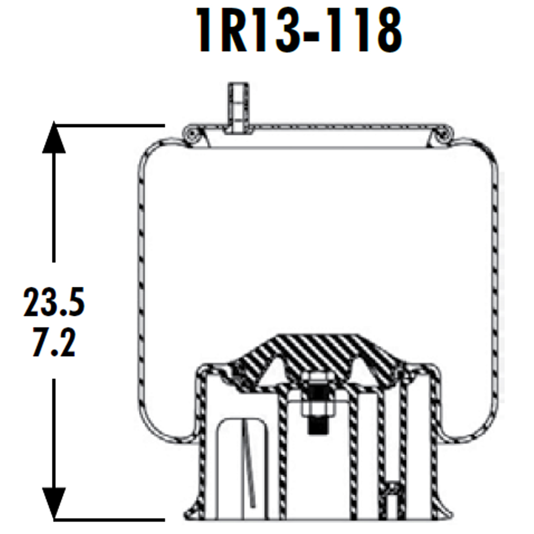 PULMON DE SUSPENSION 1T17CL-9,5 1R13118 SPRINGRIDE - Image 4