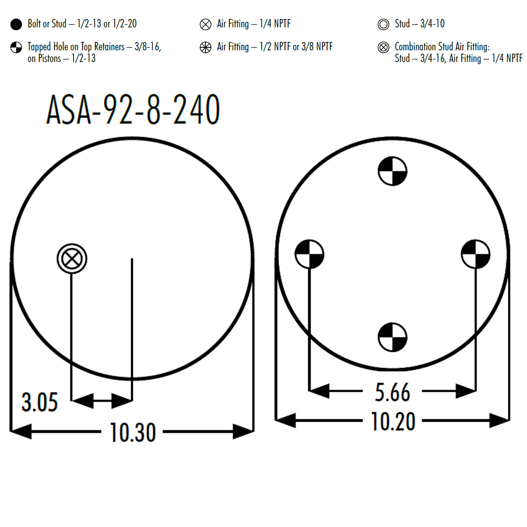 PULMON DE SUSPENSION 1T17CL-9,5 1R13118 SPRINGRIDE - Image 5