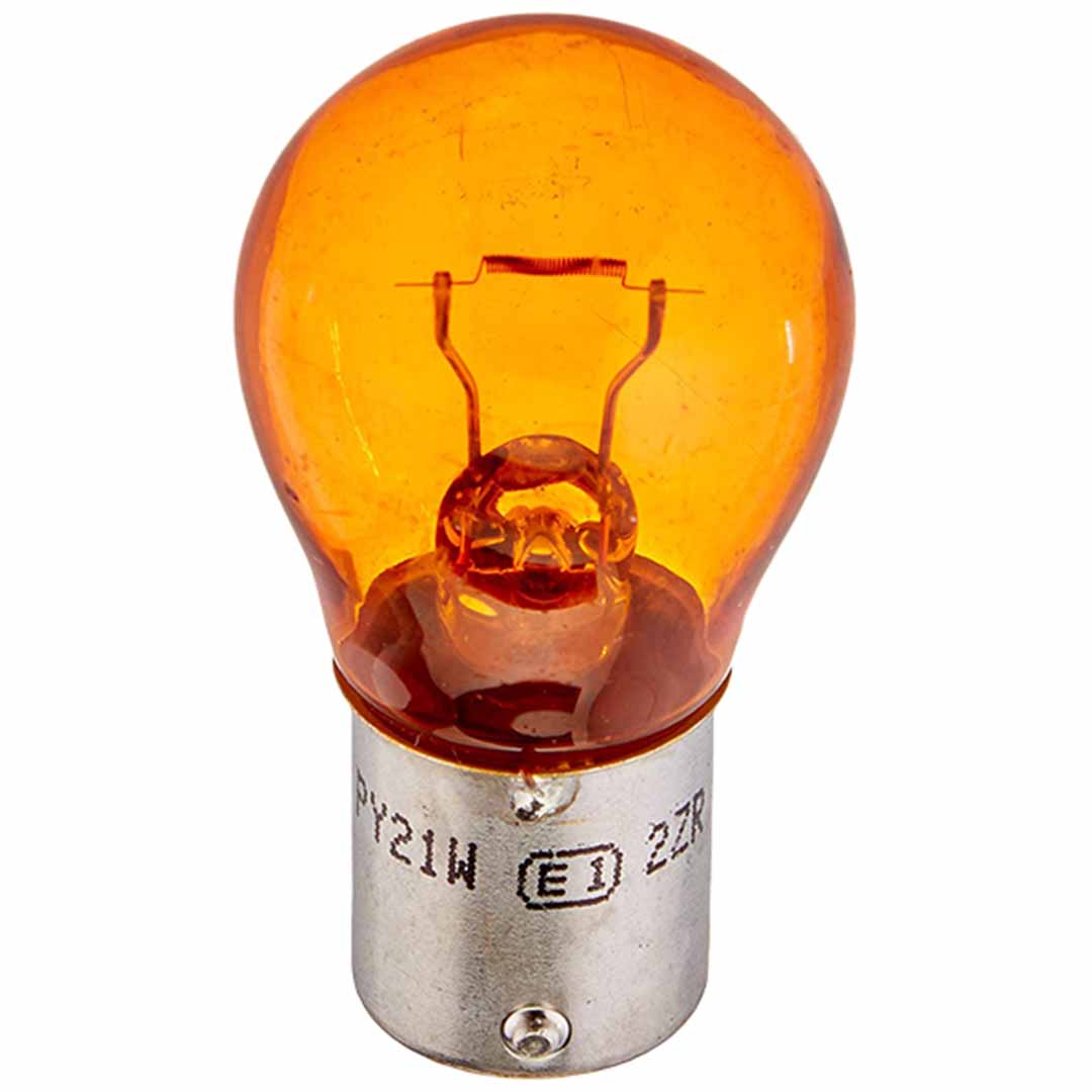 AMPOLLETA GLOBO GRANDE 24V 21W AMBAR HELLA - Image 2