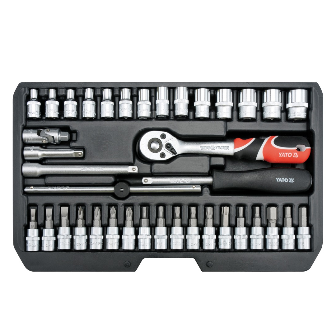 JUEGO SET DE DADOS 1/4" 38 PIEZAS YATO - Image 2