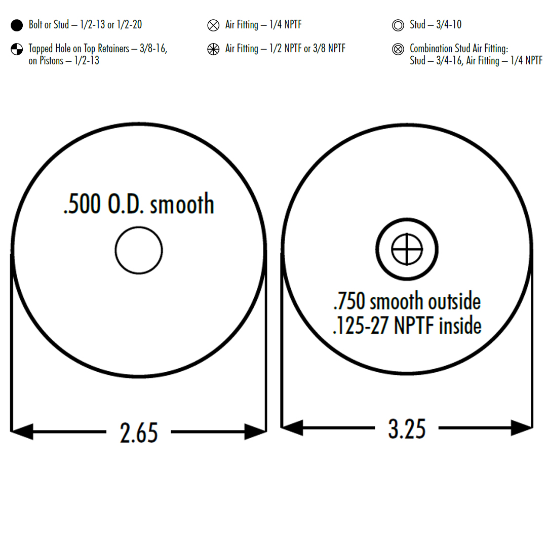 PULMON DE CABINA CAMION FREIGHTLINER 1S5-040 GOODYEAR - Image 4