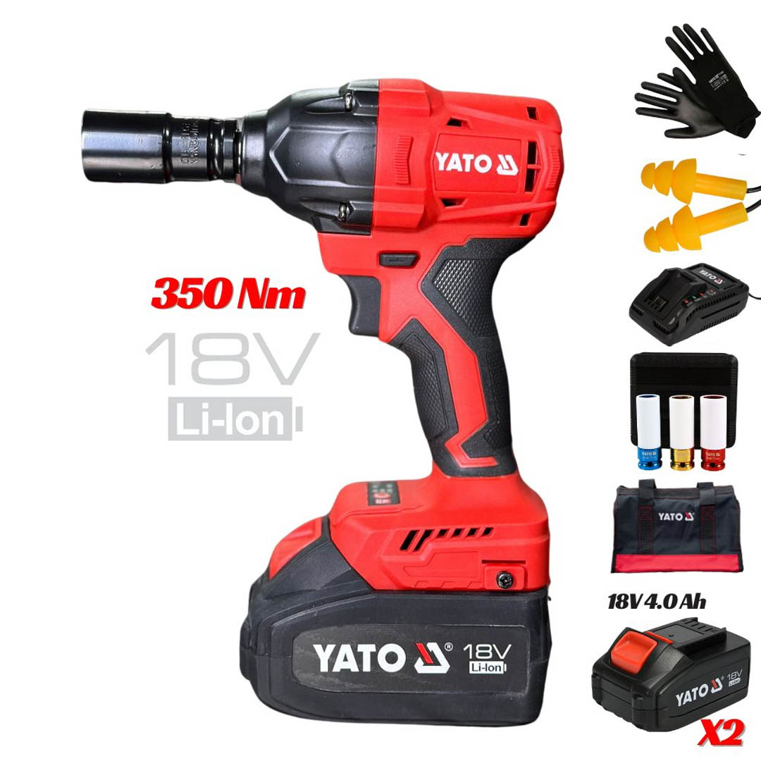 LLAVE PISTOLA DE IMPACTO 1/2" 18V 350 NM YATO - Image 2