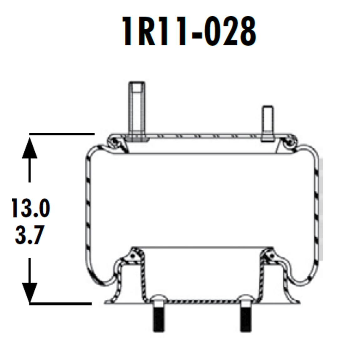 PULMON DE SUSPENSION 1T15L-1,5 1R11-028 GOODYEAR - Image 3