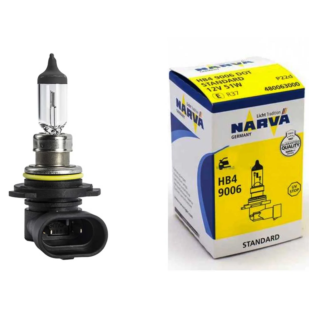 AMPOLLETA HALÓGENA HB4 9006 12V 55W NARVA